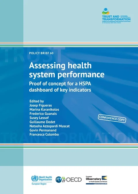 Assessing health system performance: Proof of concept for a HSPA dashboard of key indicators