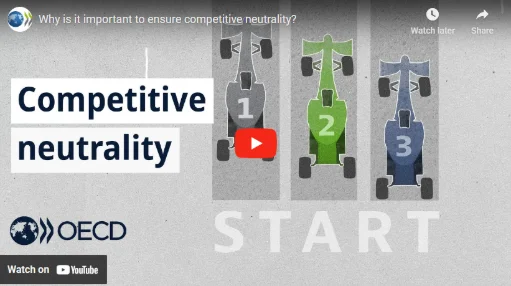 Why is it important to ensure competitive neutrality?