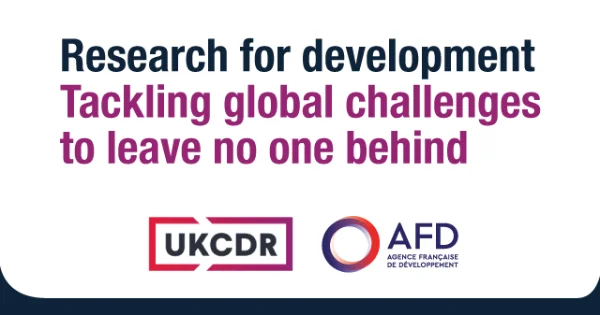 Research for development – Tackling global challenges to leave no-one behind