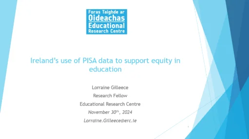 Ireland’s use of PISA data to support equity in education