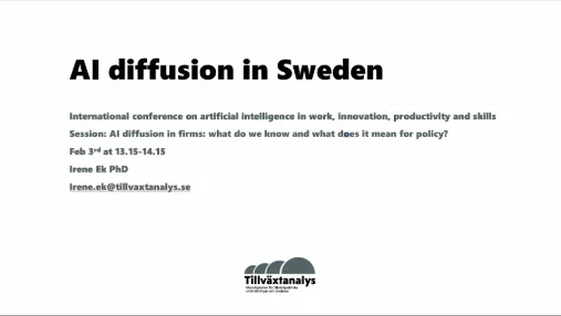AI diffusion in Sweden