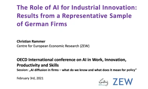 The role of AI for Industrial Innovation