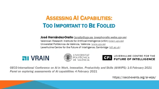 Assessing AI Capabilities