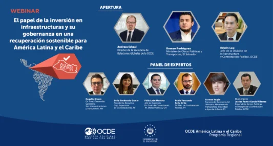 El papel de la inversión en infraestructuras y su gobernanza en una recuperación sostenible para América Latina y el Caribe